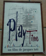 Livret Publicitaire Original FILM PLAYTIME 8 PAGES En Dépliant TATI 1967 TBE CINEMA SYNOPSIS AUTOMOBILES VINTAGE - Pubblicitari