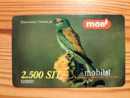 Prepaid Phonecard Slovenia, Mobi - Bird - Slowenien