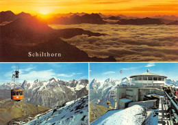 SOMMET SCHILTHORNBAHN MURREN AVEC LE RESTAURANT TELEPHERIQUE MER DE NUAGES 2971 M TBE CIRCULEE - Mürren