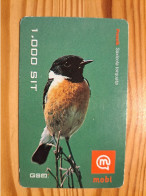 Prepaid Phonecard Slovenia, Mobi - Bird - Slowenien