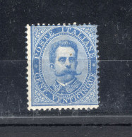 1879 REGNO Umberto I N.40 25 Centesimi * // Assotigliato-thinned - Nuovi