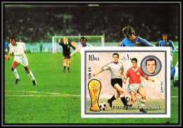 Fujeira - 1560/ Bloc N° 143 B Beckenbauer Football Soccer World Championship Germany 1974 ** MNH Non Dentelé Imperf - 1974 – Alemania Occidental