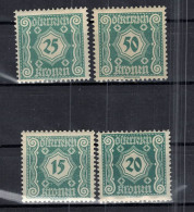 CHCT81 - Postage Due Stamps, MNH, 1922, Austria - Ungebraucht