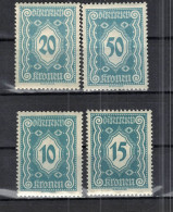 CHCT81 - Postage Due Stamps, MNH, 1922, Austria - Ungebraucht