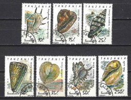 Tanzanie 1992 Animaux Coquillages (132) N° Yvert 1056 à 1062 Oblitérés Used - Tanzania (1964-...)