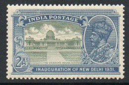 India 1931 GV Inauguration Of New Delhi 2 Annas Value, Wmk. Multiple Star, MNH, SG 229 (E) - 1911-35 Koning George V