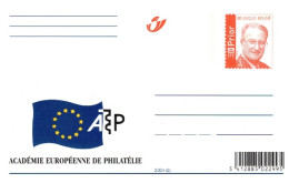 BELGIQUE     ENTIER  POSTAL   Académie Européenne De Philatélie - Illustrated Postcards (1971-2014) [BK]