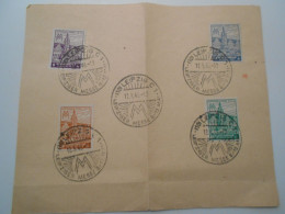 Allemagne , Timbres Obliteres De Leipzig 1949 - Gebraucht