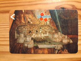 Phonecard Croatia 3CROD - Painting - Croatie