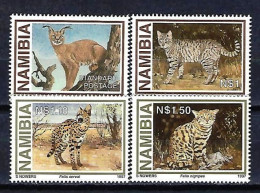 Namibie 1997 Animaux Félins (142) Yvert N° 794 à 797 Neufs** MNH - Namibie (1990- ...)