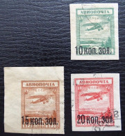 Sowjetunion Mi 267-270 , Sc C6-C9 , Flugpostmarken , Gestempelt , Unvollständig - Used Stamps