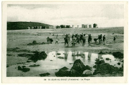 29 - B54933CPA - SAINT JEAN DU DOIGT - La Plage - Très Bon état - FINISTERE - Saint-Jean-du-Doigt