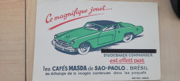 Buvard Cafe Masda Studebaker Commander - Café & Thé