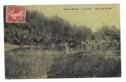 CPA Toilée RARE Circulée En 1908 - PIERRE-BENITE - La Lône - Lieu Des Joutes - Edit. Pichat Vitolis - - Pierre Benite