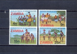 ZAMBIA - MNH - FESTIVAL OF CULTURE - MI.NO.176/9 - CV = 2 € - Zambie (1965-...)
