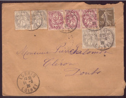 France, Enveloppe Du 11 Août 1926 De Lorris Pour Cléron ( Côte 4.40€ ) - Otros & Sin Clasificación