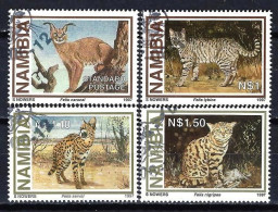 Namibie 1997 Animaux Félins (158) Yvert N° 794 à 797 Oblitérés Used - Namibie (1990- ...)