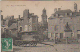 (14) VIRE. Place De L'Hôtel De Ville (Chariot / Pubs LU + Au Bon Marché Pigeon-Deslandes: Fabrique De Chaussures) - Vire