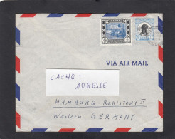 LETTRE PAR AVION DE KHARTOUM POUR HAMBOURG,1956. - Soedan (1954-...)