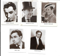 AT45 - IMAGE CHOCOLAT LORIOT SERIE E - RICHARD WILM - NOEL-NOEL - GEORGES MILTON - MAURICE CHEVALIER - PIERRE BRASSEUR - Photos