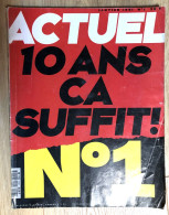 Actuel N°1 (1991) - 10 Ans ça Suffit ! - Music