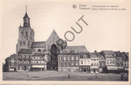 Postkaart - Carte Postale - Tienen - St Germanuskerk En Veemarkt  (C5803) - Tienen