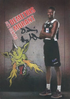 Trading Cards KK000632 - Basketball Germany Artland Dragons Quakenbrück 10.5cm X 15cm HANDWRITTEN SIGNED: Demetris Moran - Abbigliamento, Souvenirs & Varie