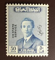 Iraq 1955 50f King Faisal II Official MNH - Iraq
