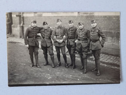 Carte Photo De Militaires A Forbach Moselle - Forbach