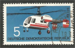 444 Germany DDR Hélicoptère Helicopter Elicottero Helicoptero Hubschrauber Helikopter (DDR-134) - Hélicoptères