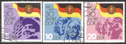 444 Germany DDR Drapeaux Flags (DDR-12) - Timbres