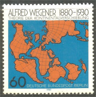 442 Germany Berlin Wegener Geophysist Géophysicien Dérive Continent Drift MNH ** Neuf SC (GEB-62) - Other & Unclassified