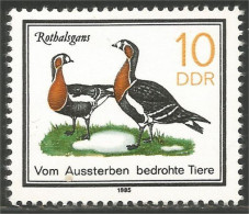 444 Germany DDR Oie Gans Goose Rathalsgans Ganso Oca MNH ** Neuf SC (DDR-19) - Gansos