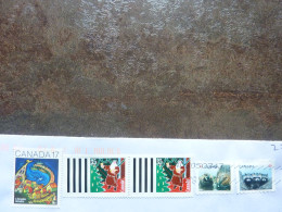 2024  5 Stamps Used On A Letter - Usati