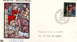 SUISSE FDC 1969 PRO PATRIA VITRAIL - Storia Postale