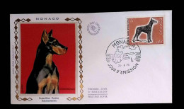 CL, FDC, Premier Jour, Monaco. A, Exposition Canine Internationale, 25-4-1970, Doberman - FDC