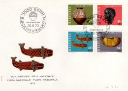 SUISSE FDC 1973  PRO PATRIA - Covers & Documents