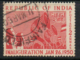 India 1950 Inauguration Of Republic 2a Value, Wmk. Multiple Star, Used, SG 329 (E) - Usati