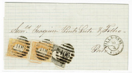 Portugal, 1876, # 36 Dent. 13 1/2, Para O Porto - Briefe U. Dokumente