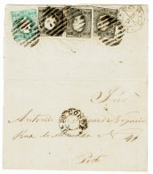 Portugal, 1879, # 36h Dent. 12 3/4, Tipo IX, Para O Porto - Storia Postale