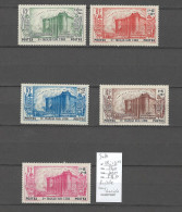 Inde - Série Bastille - Yvert 118 à 122**- 5 Valeurs - Unused Stamps