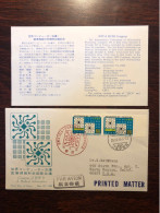 JAPAN FDC COVER 1980 YEAR MEDICAL INFORMATION AND COMMUNICATION HEALTH MEDICINE STAMPS - FDC