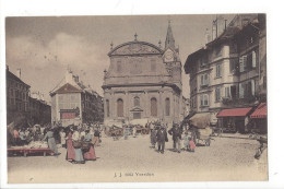 32089 - Yverdon Place Pestalozzi Marché Et Attelages - Yverdon-les-Bains 