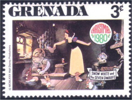 460 Grenada Disney Blanche-Neige Snow White Lapins Rabbits Hares Hase Hases Hasen MNH ** Neuf SC (GRE-107a) - Rabbits