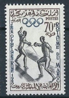 MAROC MOROCCO 1960 - 1v - MNH - Olympic Games ROMA 1960 Escrime Fencing Esgrima Fechten Sport - Scherma