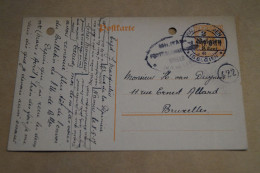 Bel Envoi Avec Oblitération Militaire,1917,oblitération Poste N° 422,guerre 14-18,original Pour Collection - Esercito Tedesco
