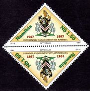 Namibia - 1997 50th Anniversary Of Veterinary Association Pair (**) # SG 737 , Mi 864 - Namibia (1990- ...)