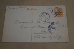 Bel Envoi Avec Oblitération Militaire,1918,oblitération Sclessin Poste N° 4,guerre 14-18,original Pour Collection - Deutsche Armee