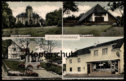 ÄLTERE POSTKARTE GRUSS AUS WACHENDORF ÜBER EUSKIRCHEN JUGENDHEIM KAUFHAUS KLOSTER EHRENMAL SCHLOSS Ansichtskarte AK Cpa - Euskirchen