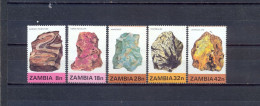 ZAMBIA - MNH - MINERALS - MI.NO.268/72 - CV = 20 € - Minéraux
